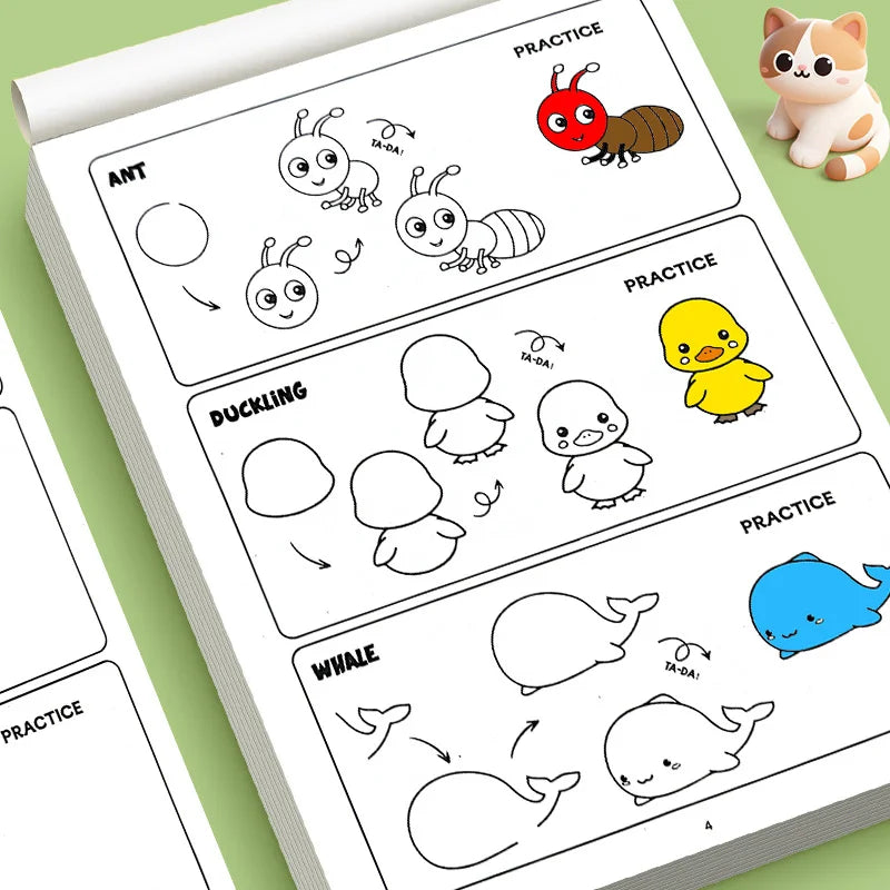 how-to-draw-everything-for-kids-step-by-step-drawings-of-cute-animals-vehicles-monsters-robots-food-gifts-and-much-more