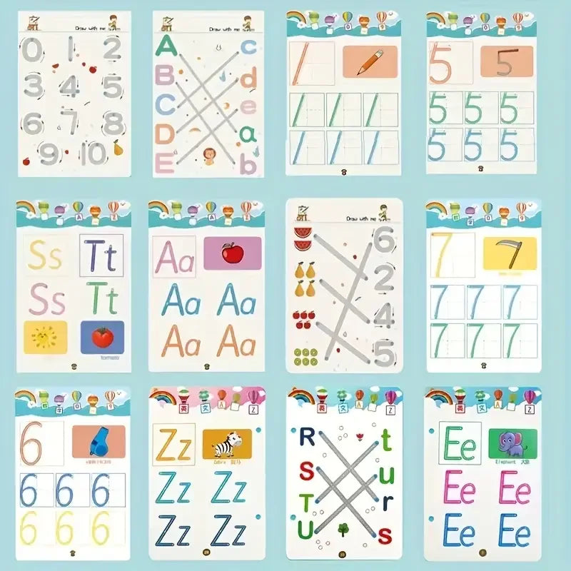 Libro, stimolazione intelligente, disegni per bambini dai 2 ai 6 anni