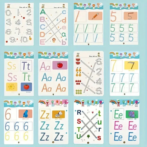 Libro, stimolazione intelligente, disegni per bambini dai 2 ai 6 anni